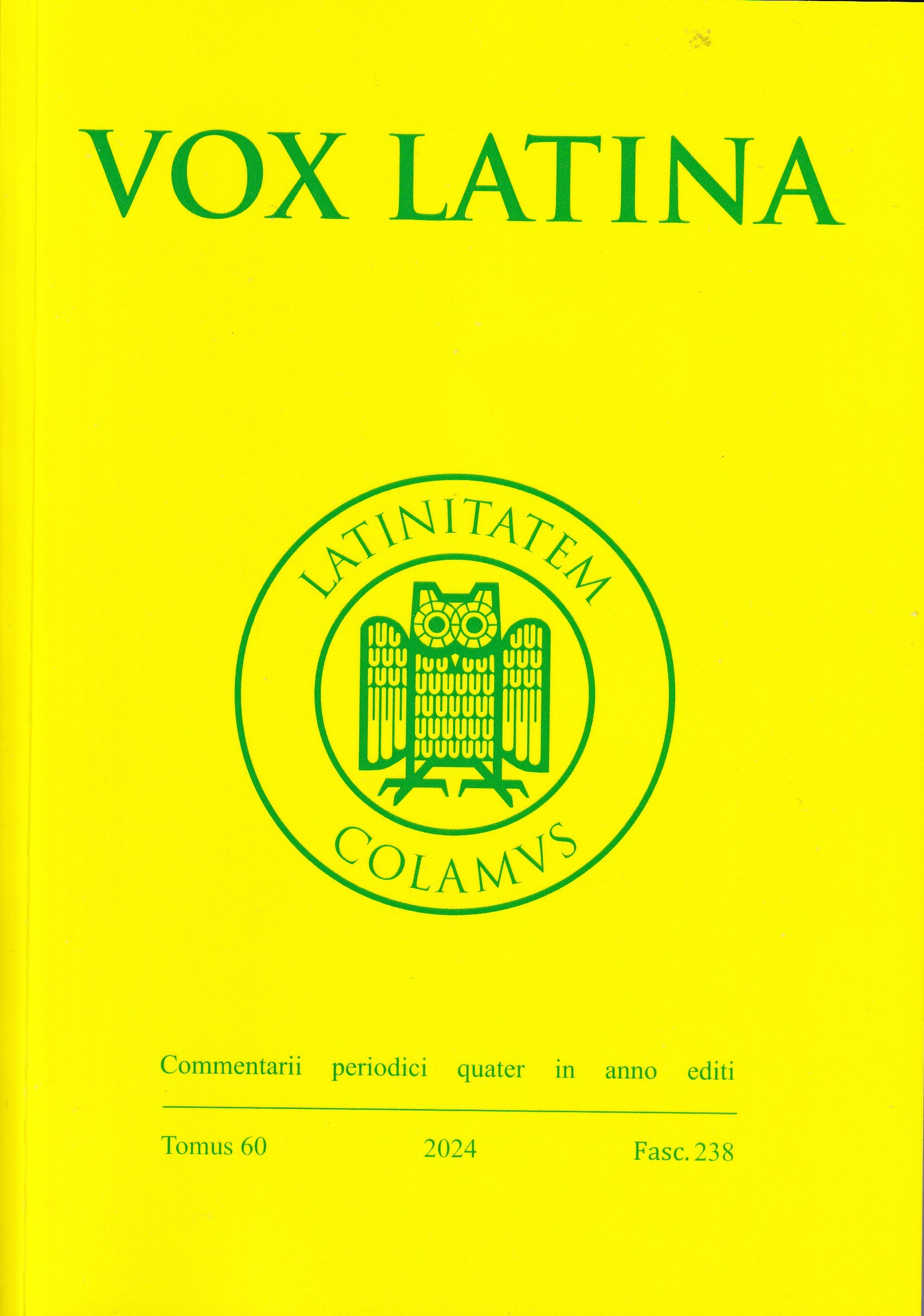 Cover von Vox Latina
