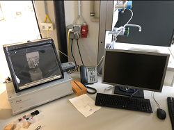 Eines der am Lehrstuhl verwendeten Forschungsgeräte, das Nanotribometer.