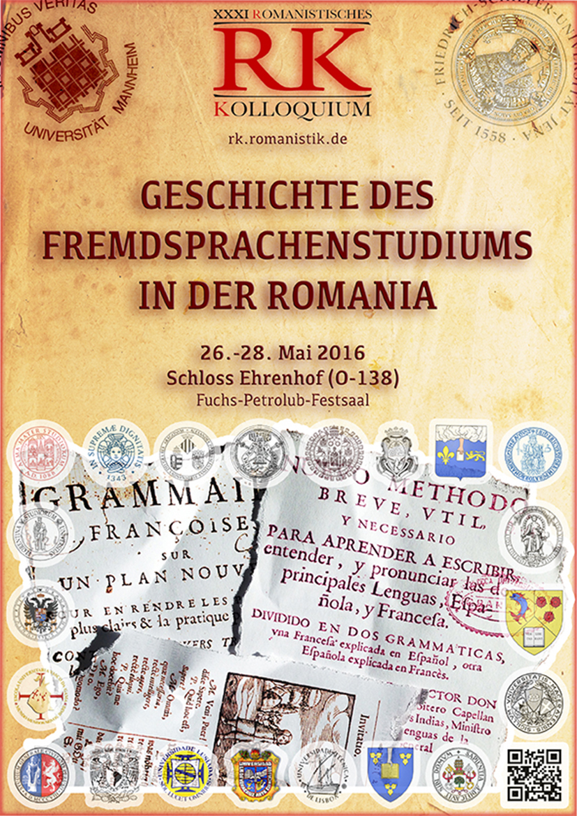 Poster: Geschichte des Fremdsprachenstudiums in der Romania