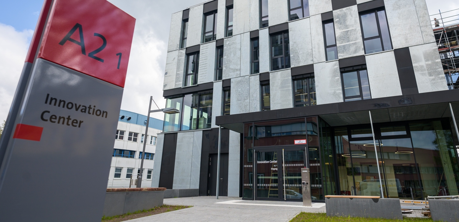 Gebäude A2 1 (Innovation Center) auf dem Saarbrücker Campus